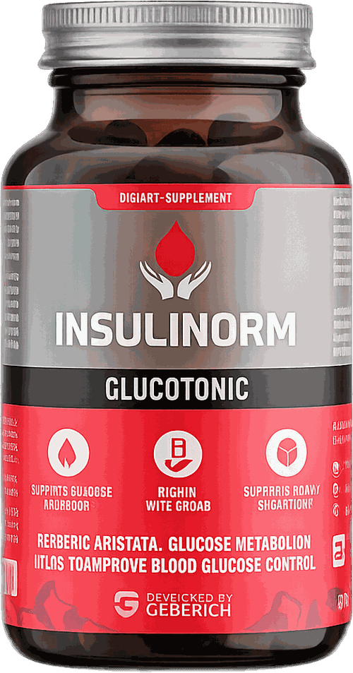 Flacon d'Insulinorm Glucotonic, 60 gélules
